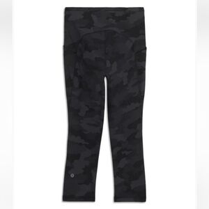 Lululemon Swift Speed High- Rise Crop 21” Leggings - Black Camo